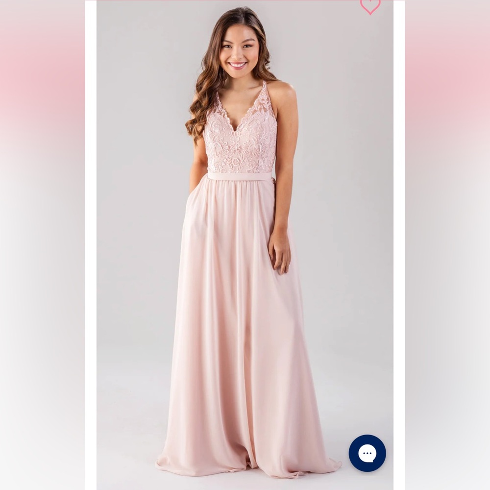 Kennedy Blue | Blush Pink | Jasmine Beaded Bridesmaid Dress